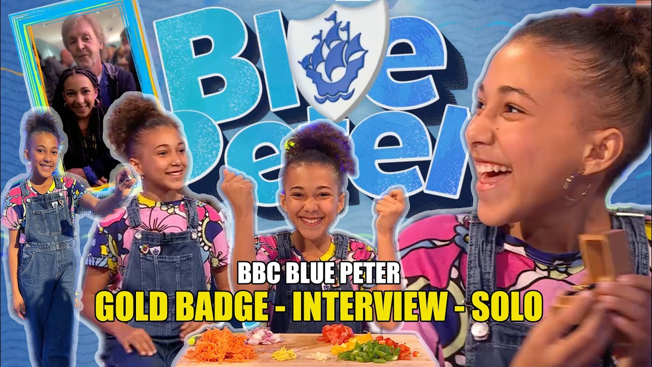 INCREDIBLE! Gold Blue Peter Badge Award - Drum Solo, Cooking and Interview