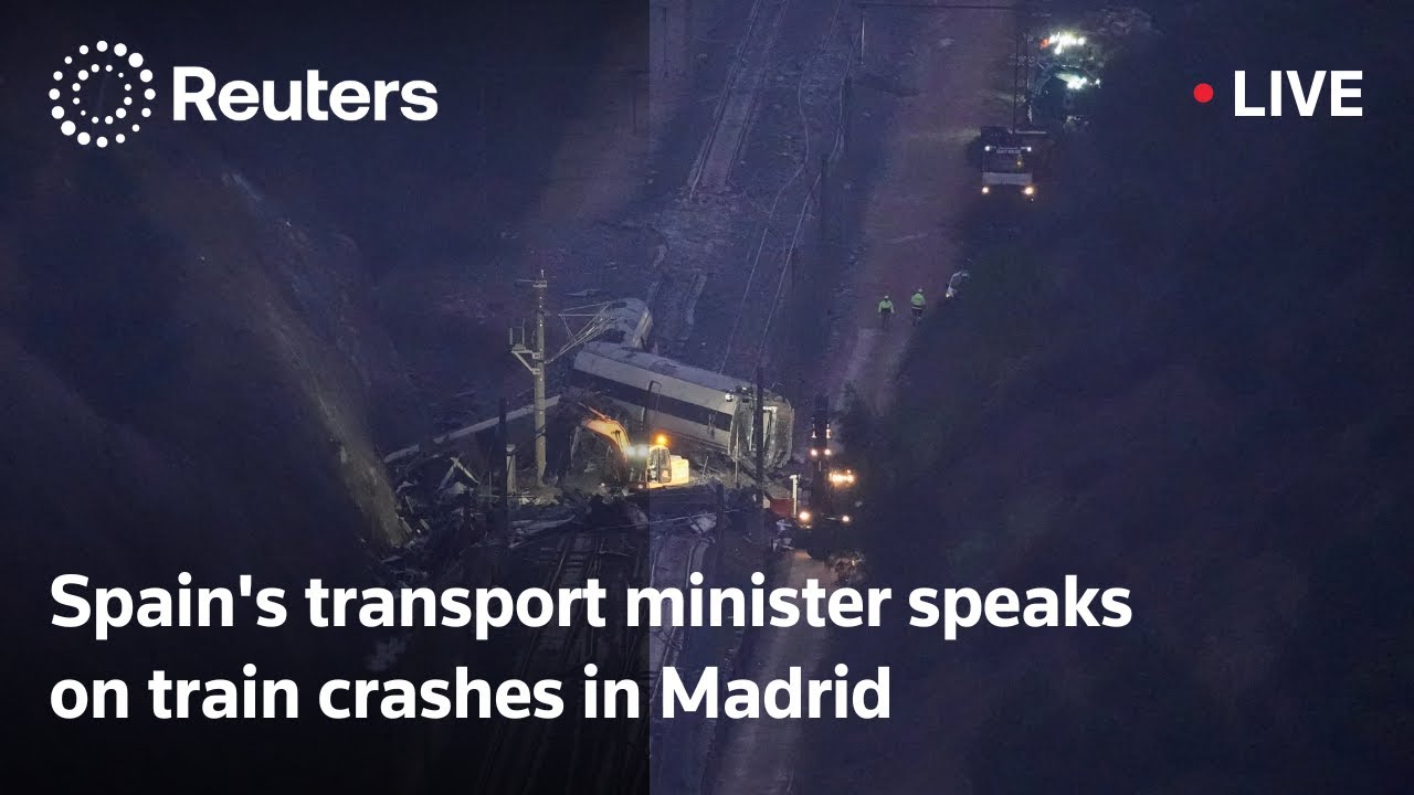 LIVE: Spain's transport minister speaks on train crashes in Madrid
