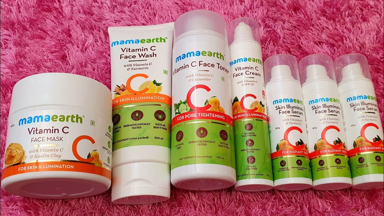 Mamaearth VITAMIN C morning skincare routine | how to get glowing illuminating | RARA |#GottaCmyGlow