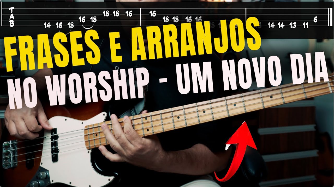 Frases para Impressionar no Louvor (Um novo Dia) Aula de Baixo | Get Worship