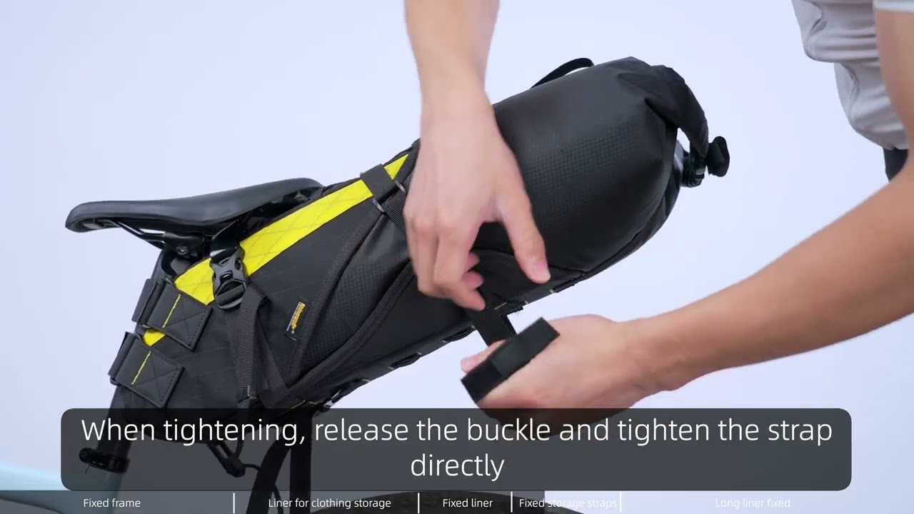 🛠️🚴‍♂️ BHD0021 Wilderness Series 14L Saddle Bag – New Installation Guide! #BikeGear#WildernessSeries