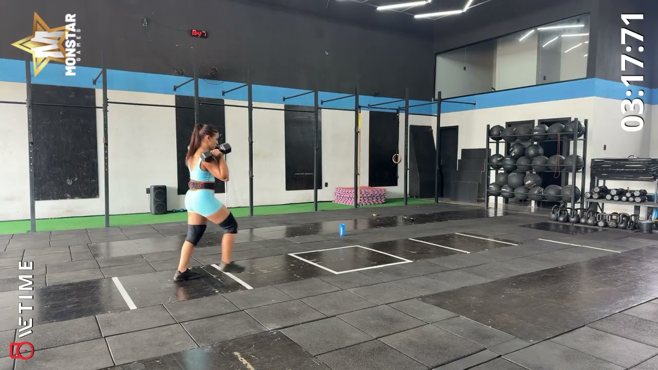 Lara Geovana- QUALIFIER MONSTAR GAMES 2026- prova wall spin squat- scale feminino