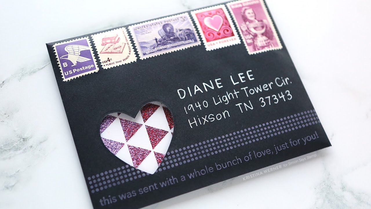 Envelope Window - Monthly Mail Art – June 2017 (Simon Says Stamp)