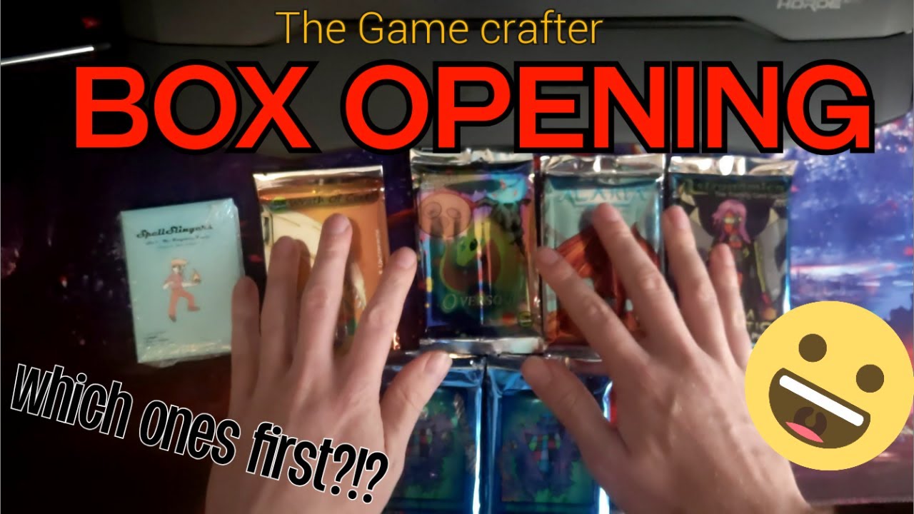 BOOSTER BOX OPENING! From The Game Crafter - Homemade TCG 's