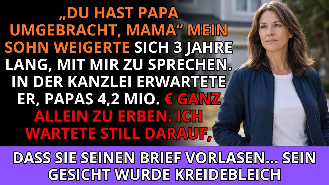 Mein Sohn sagte, ich hätte seinen Vater GETÖTET und würde es verdienen, zu verrotten — der Anwalt...
