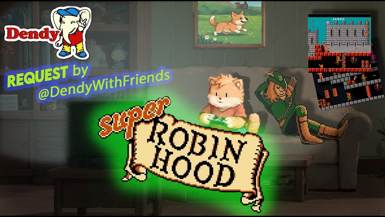 С луком и яйцами, но не пирожок? - Super Robin Hood на денди. Прохождение с секретами.