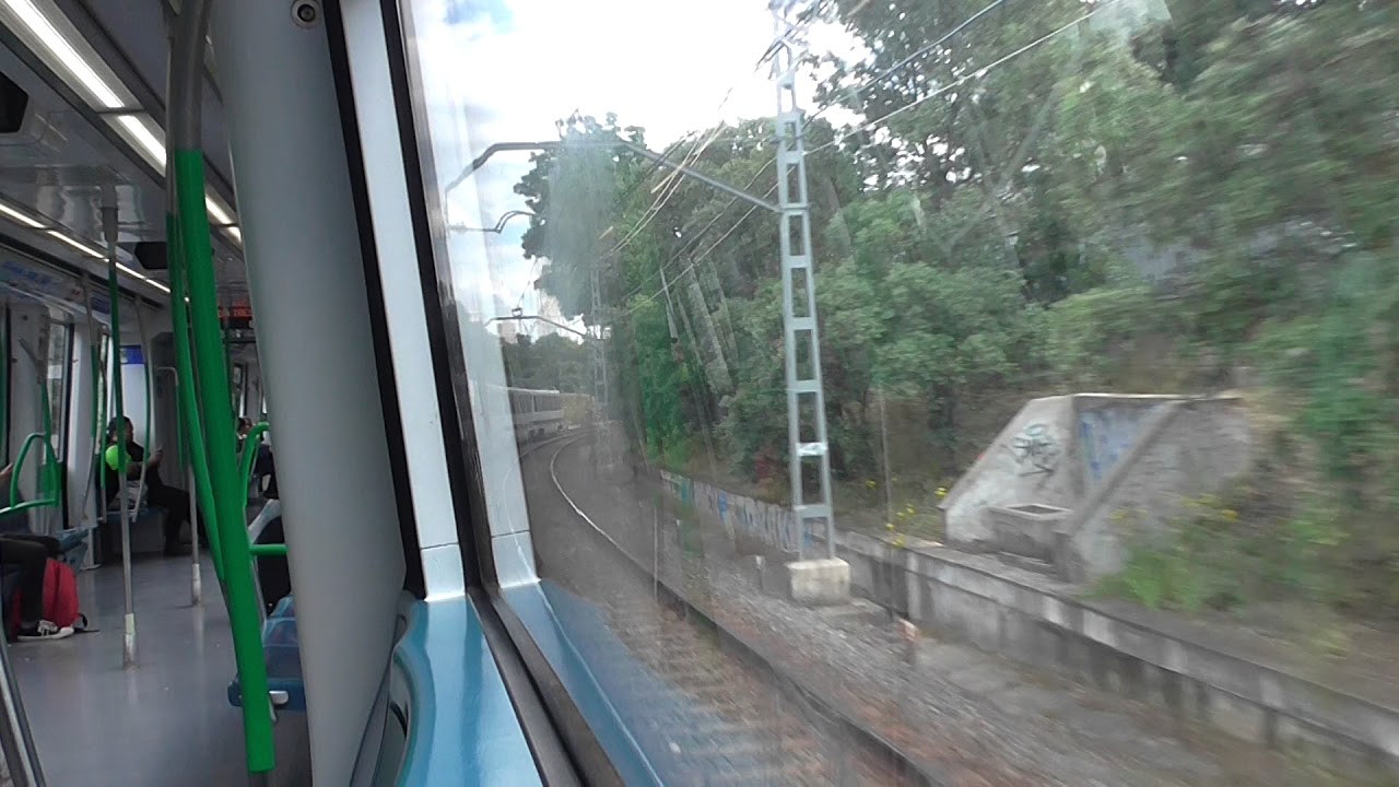 Metro de Madrid - Viaje de Batan a Lago por la Casa de Campo en 8000