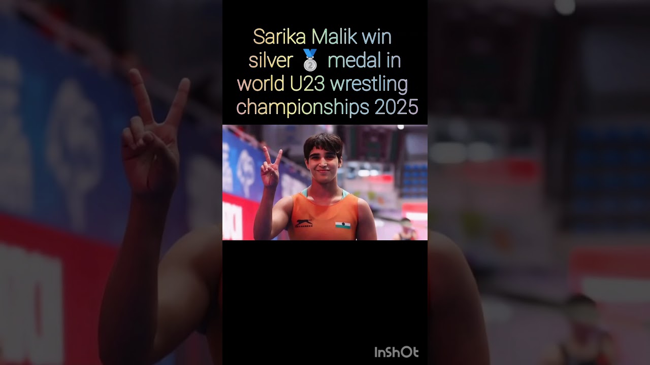 Sarika Malik win silver 🥈 in world championships 2025. #viral #shorts #viratkohli #trending #india