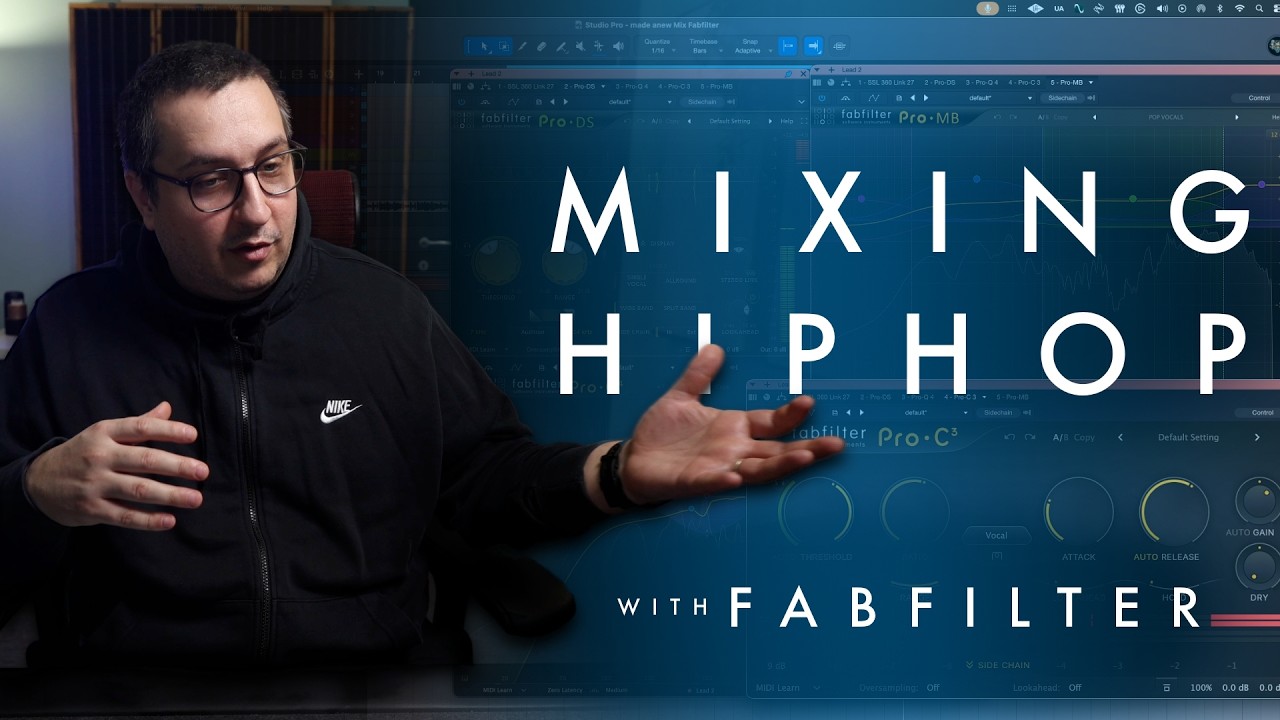 Mixing Hip Hop Vocals with Fabfilter Plugins | Pro-C3 is amazing