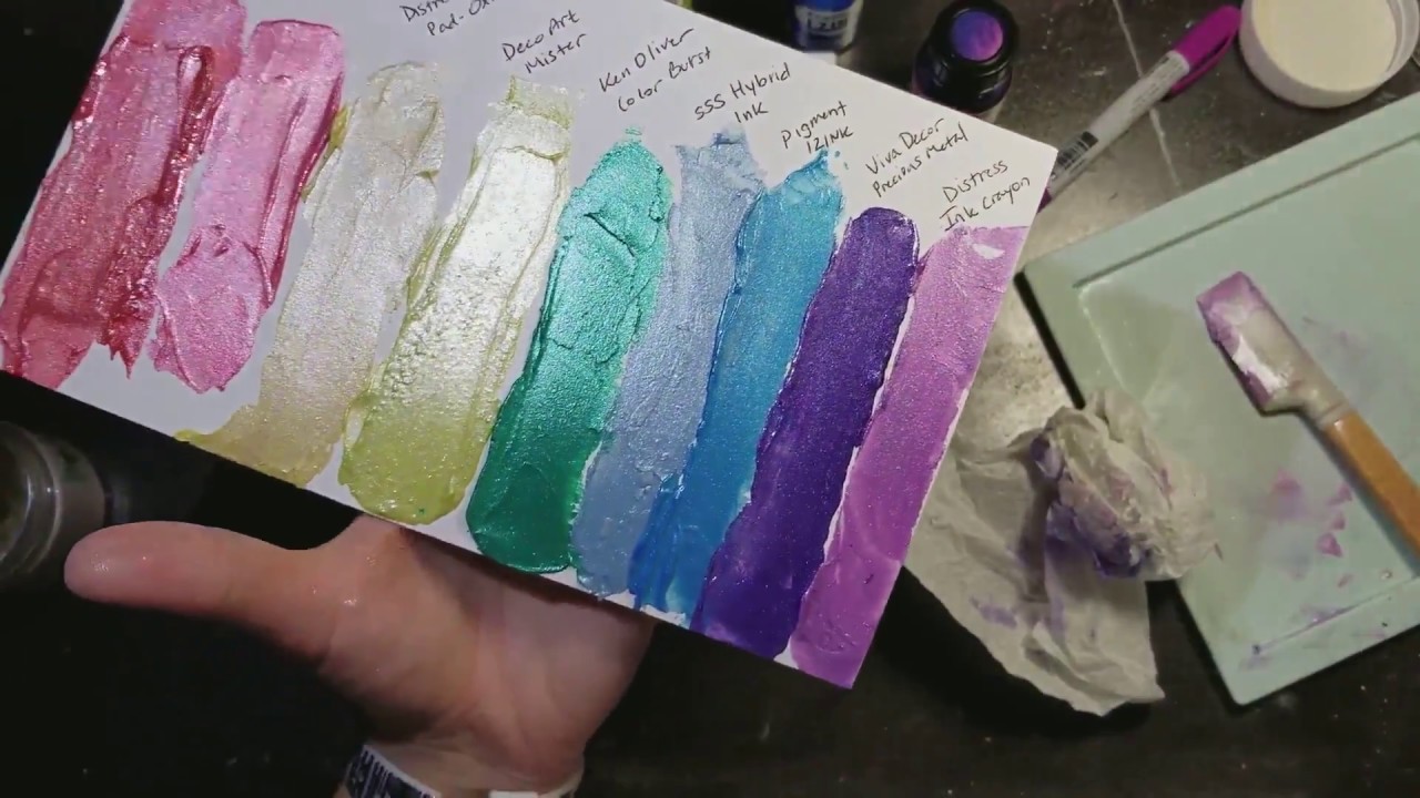 Vicki Boutin Iridescent Glaze color mixing- Part 2