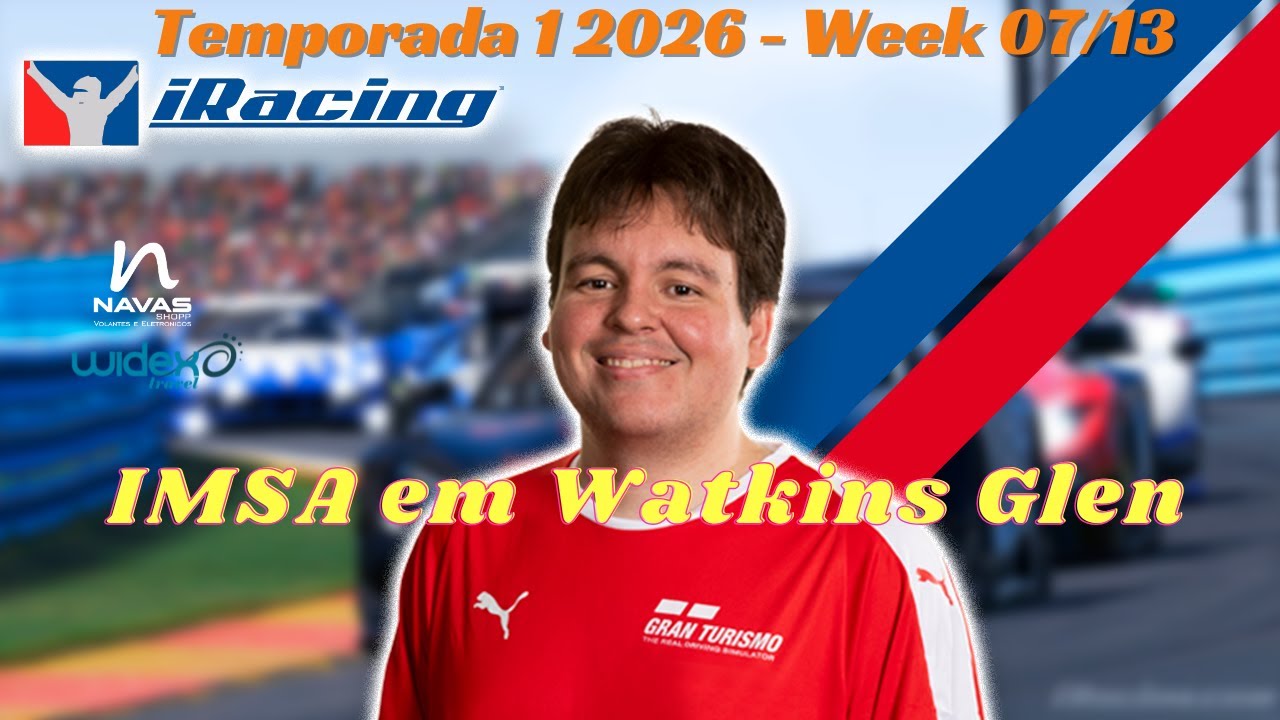 iRacing - Novas corridas da semana! Season 1, 2026 - Week 07/13 (PT/BR-ENG)