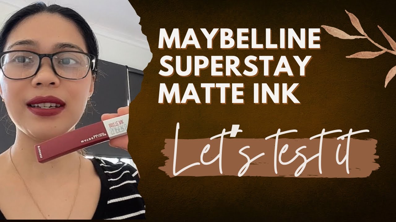 IS MAYBELLINE SUPERSTAY MATTE INK LONG-LASTING? || Pink Gaey 💗