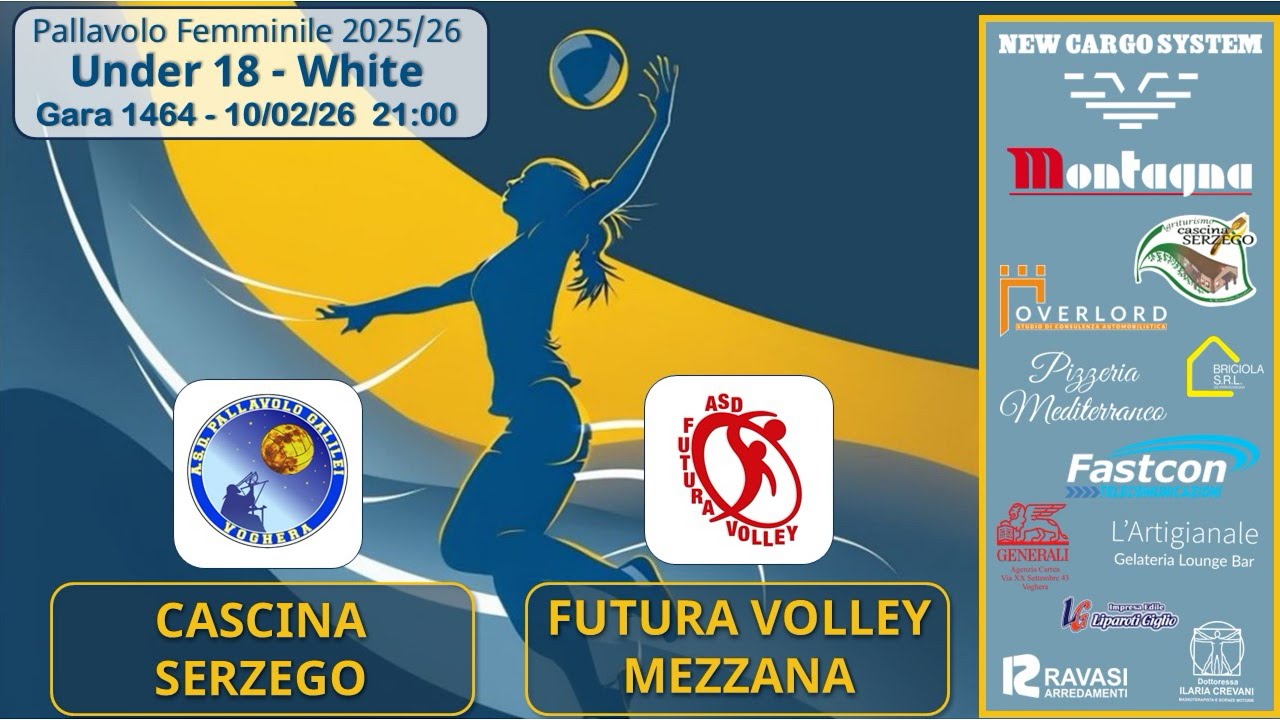 Under 18 - Cascina Serzego vs Futura Volley - 10/02/2026
