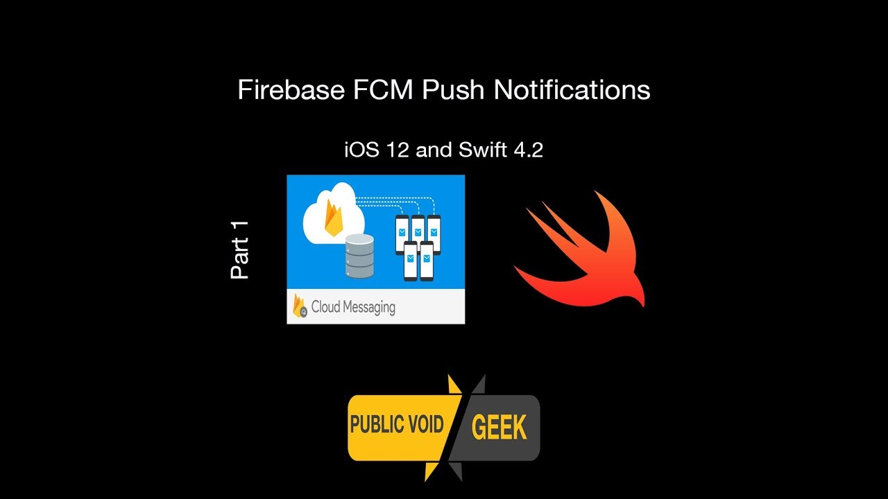 Swift Tutorial: How to integrate Firebase Push Notification | FCM | Part 1