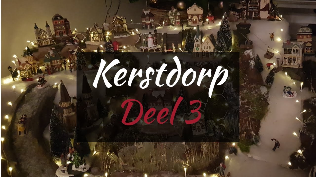 Hoe maak je een kerstdorp | deel 3 | Vijver en Waterval + verlichting in het dorp