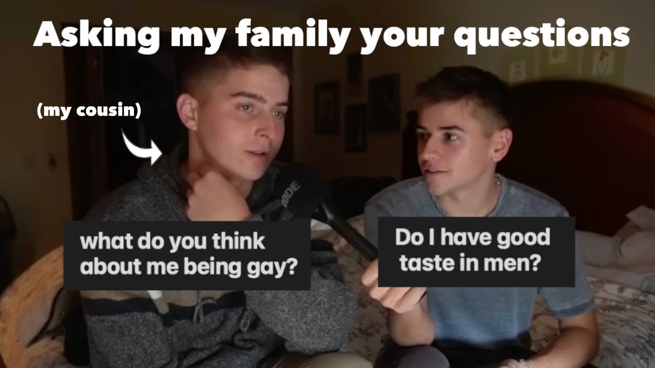 Задаю своей семье вопросы обо мне😳🌈