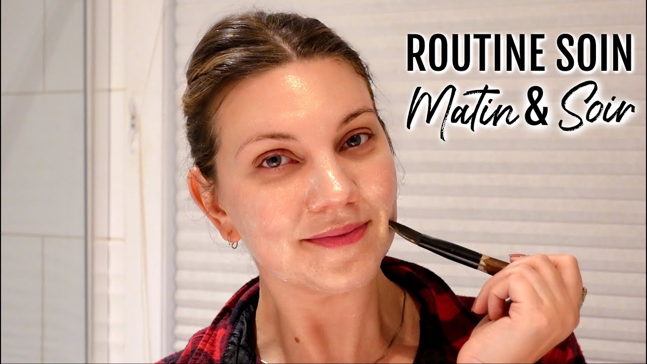 MA ROUTINE SOIN VISAGE MATIN & DU SOIR : BELLE PEAU EN HIVER | Skincare Routine  Mimi's Xmas 2020