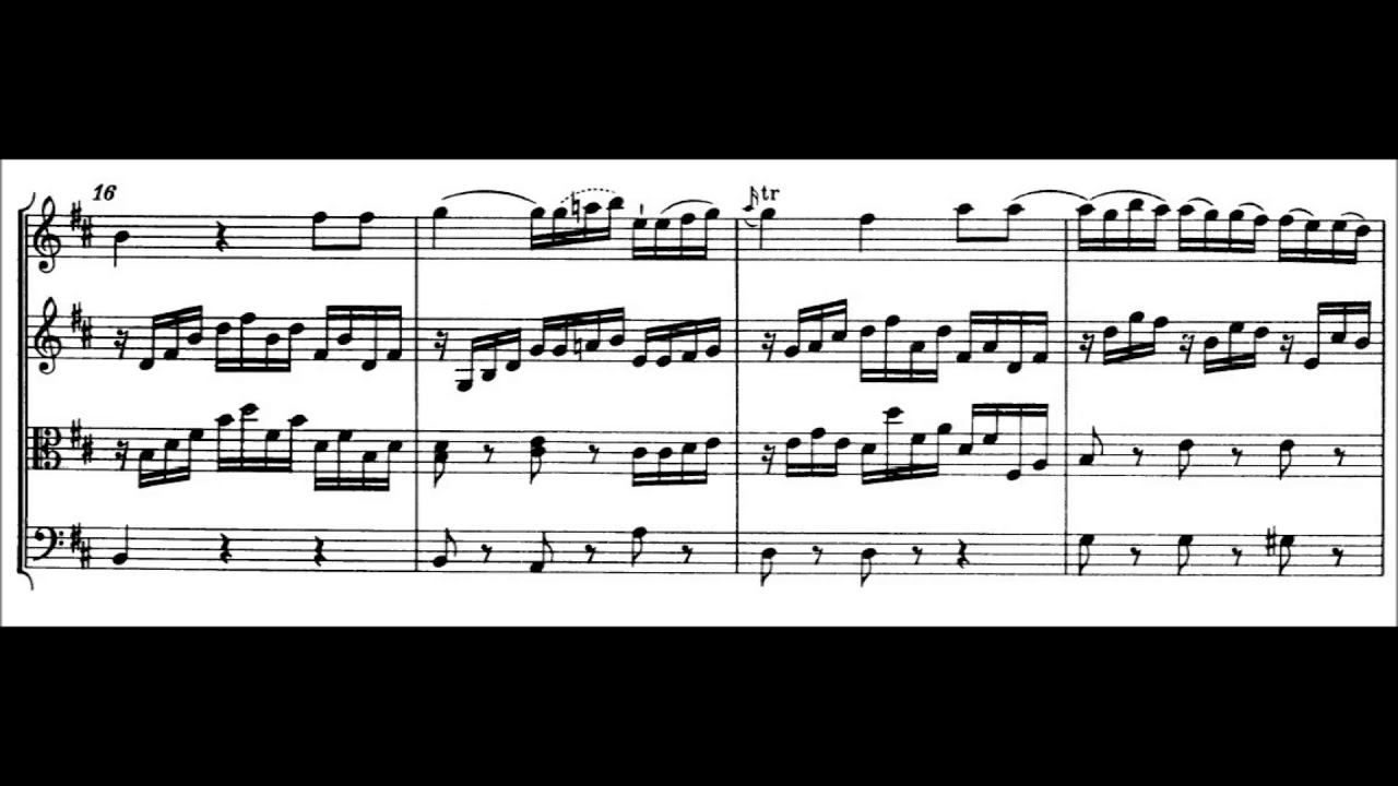 W.A.Mozart - Flute Quartet In D k 285 Adagio - Backing Track 440htz