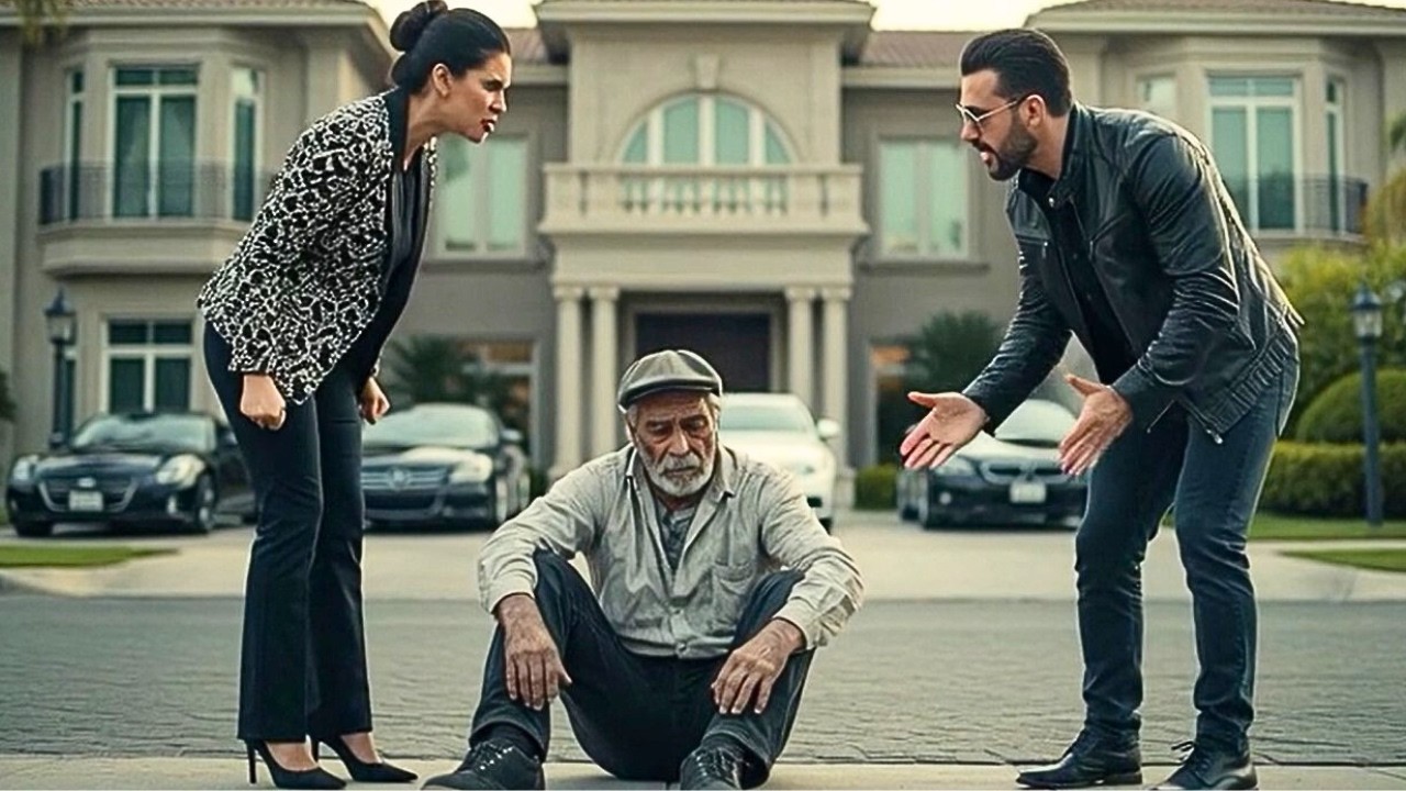 Millonario fingió ser mendigo ante su familia: lo echaron… solo una vendedora lo ayudó