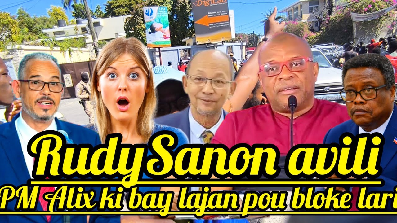 Deblozay😳🆘Roody Sanon fenk avili PM Alix K ap simaye lajan pou bloke lari pou  l ka rete 7Fevrye.