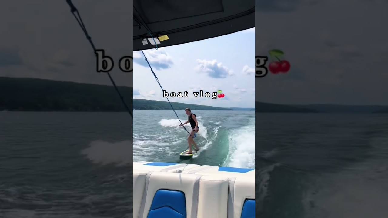 #icanseeyou #boatvlog #aesthetic #viral #preppy #lakelife #lake #sun #summer #stanley #taylorswift