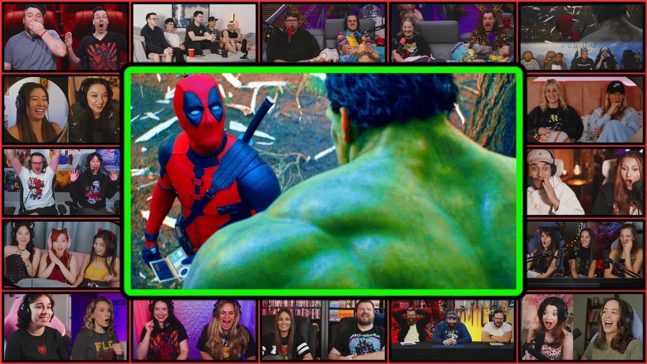 MCU Fans React To HULK'S CAMEO | Deadpool & Wolverine Movie DEADPOOL MEETS HULK Reaction Mashup