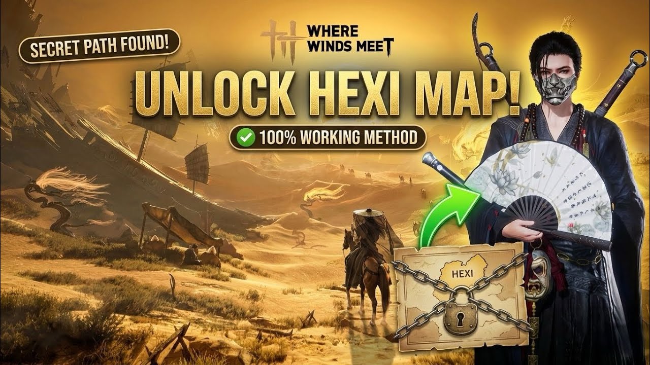 SECRET WAY to Enter Hexi Region Fast! | Where Winds Meet Expansion