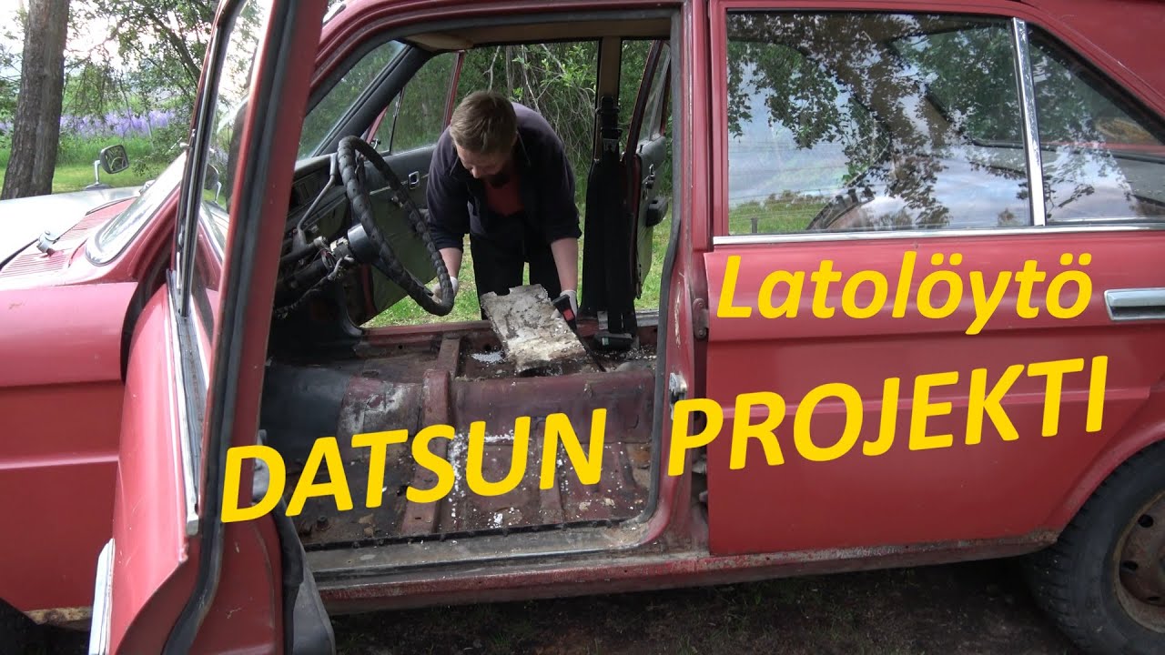 Datsun 2200 Cedric projektointi alkaa - Lattiapellit esille