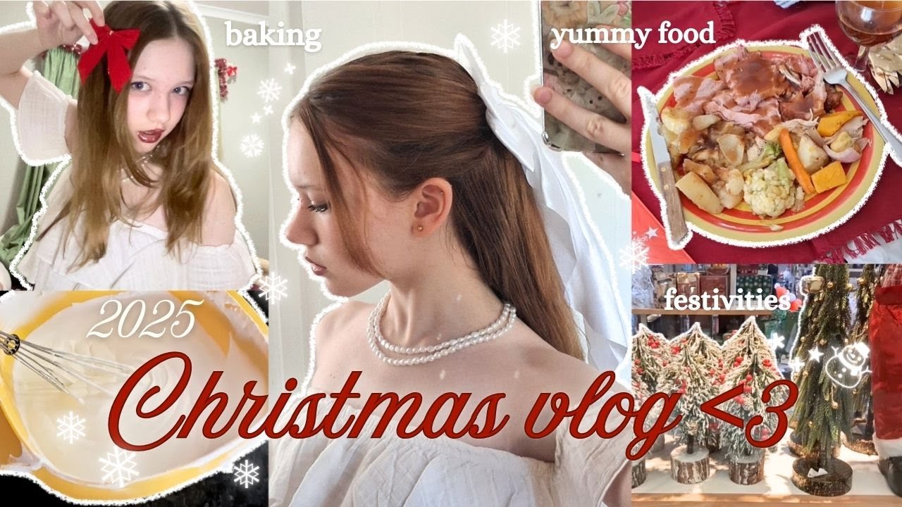 cozy christmas 2025 vlog 🦌 | baking, decor, festivities & more!! ☃︎