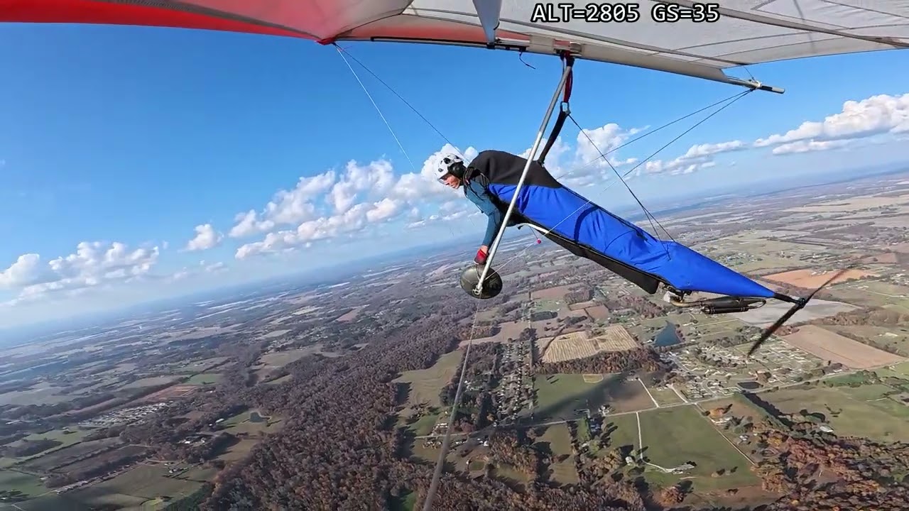 Falcon flight at Hazel Green airfield Nov 8, 2025