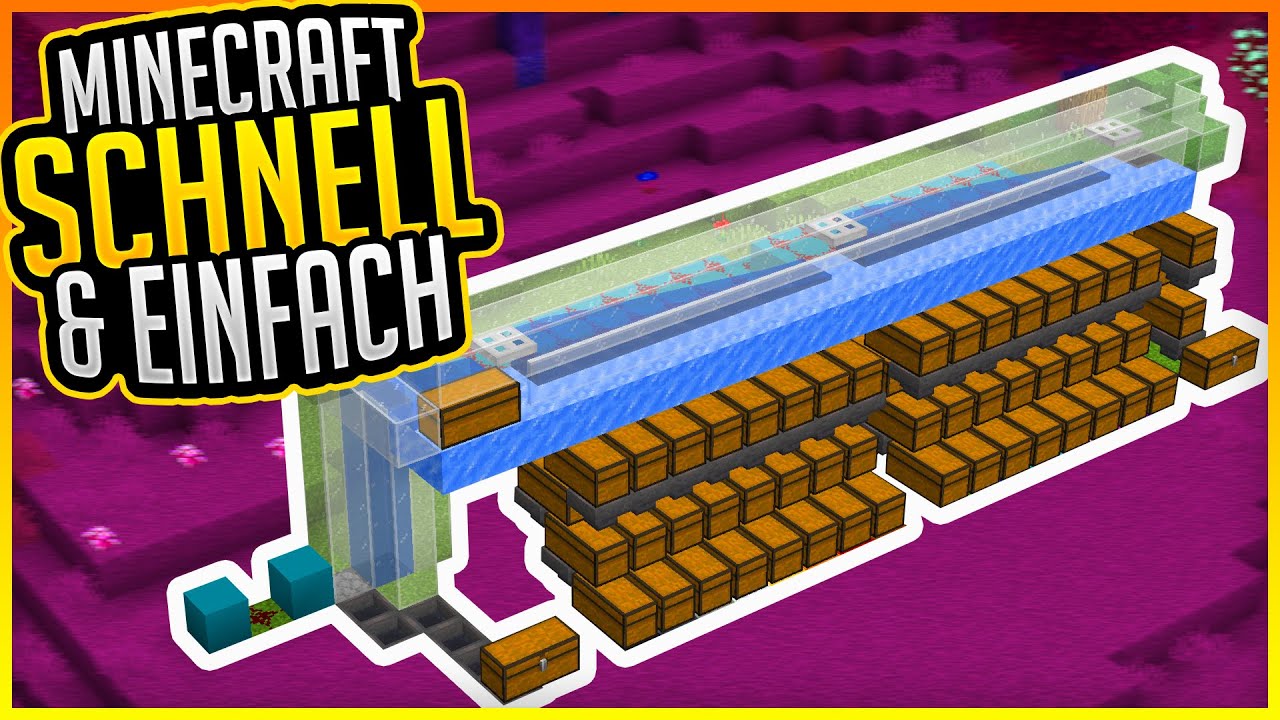automatisches Lager! (Tutorial) ✨ Minecraft Schnell und Einfach #38 ✨ ErikOnHisPeriod