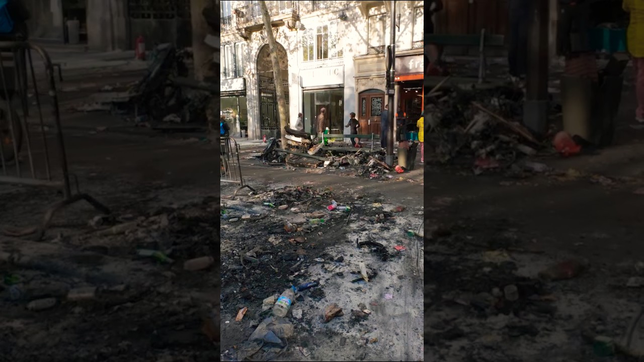 Burned Cars & Broken Streets in Paris 🇫🇷