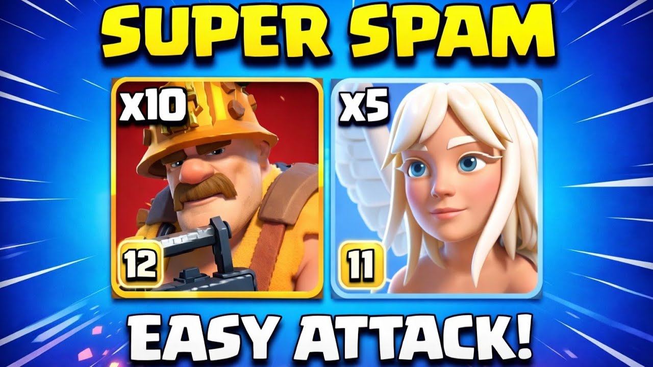 Thế Sơn Coc | Super Miner Attack TH18 | Clash of Clans