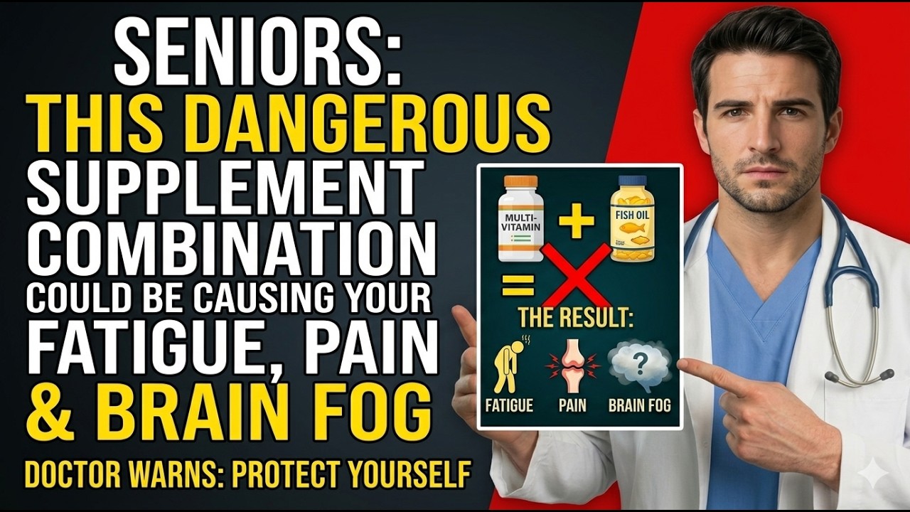 Seniors: THIS Dangerous Supplement Combination Could Be Causing Your Fatigue, Pain & Brain Fog