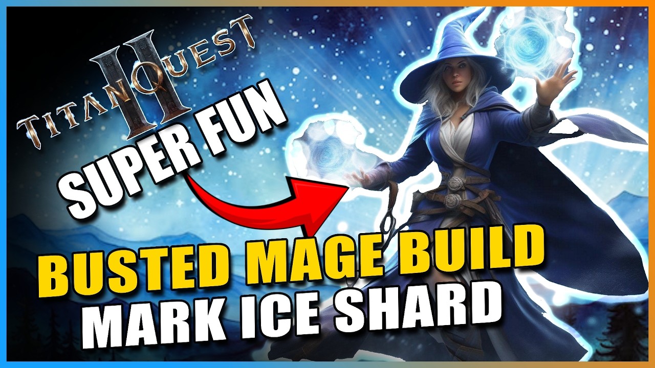 BUSTED S-TIER Ice Shard Build To CRUSH Titan Quest 2! Energy Reserve Mark Tech Melts Everything!