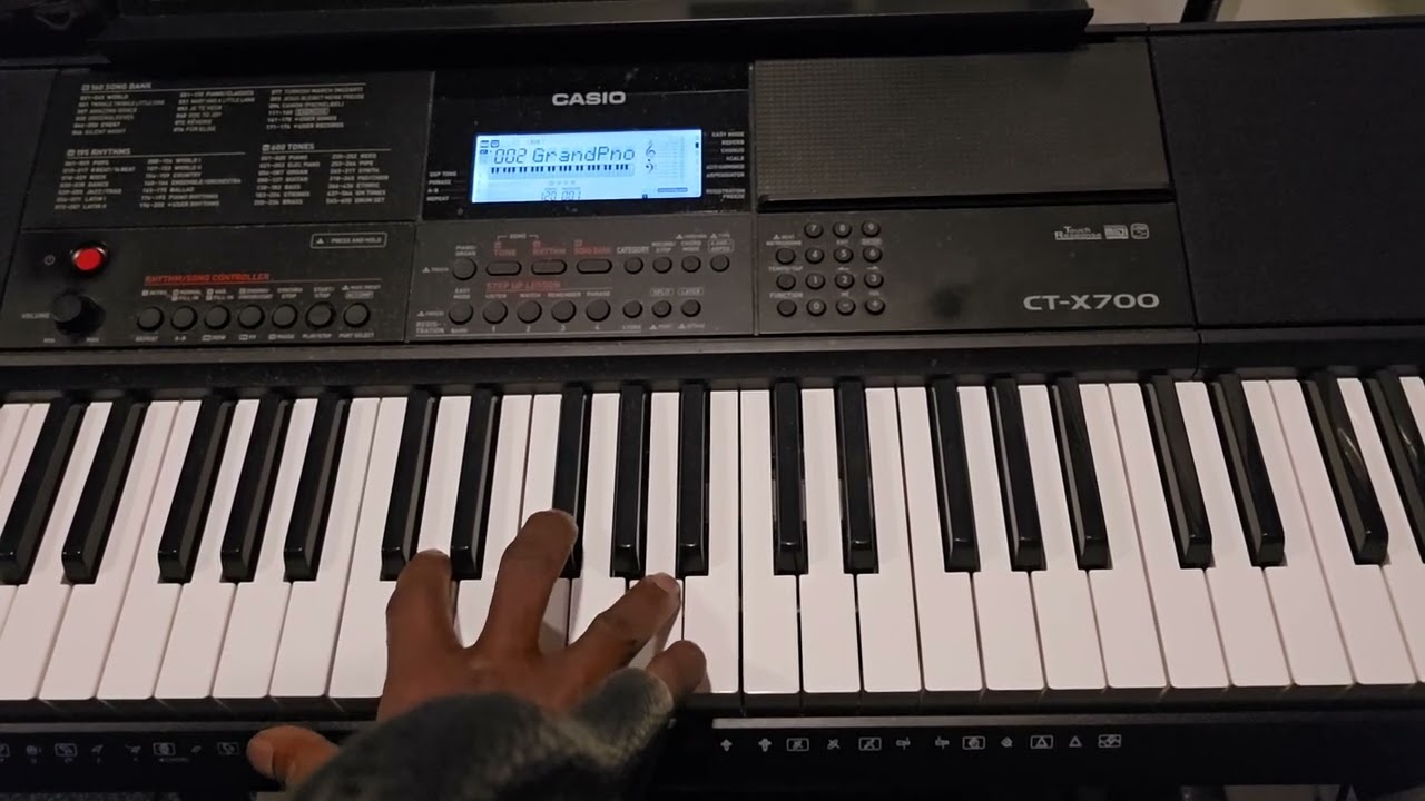 Gentle Piano Chords D,A&G for Seniors 