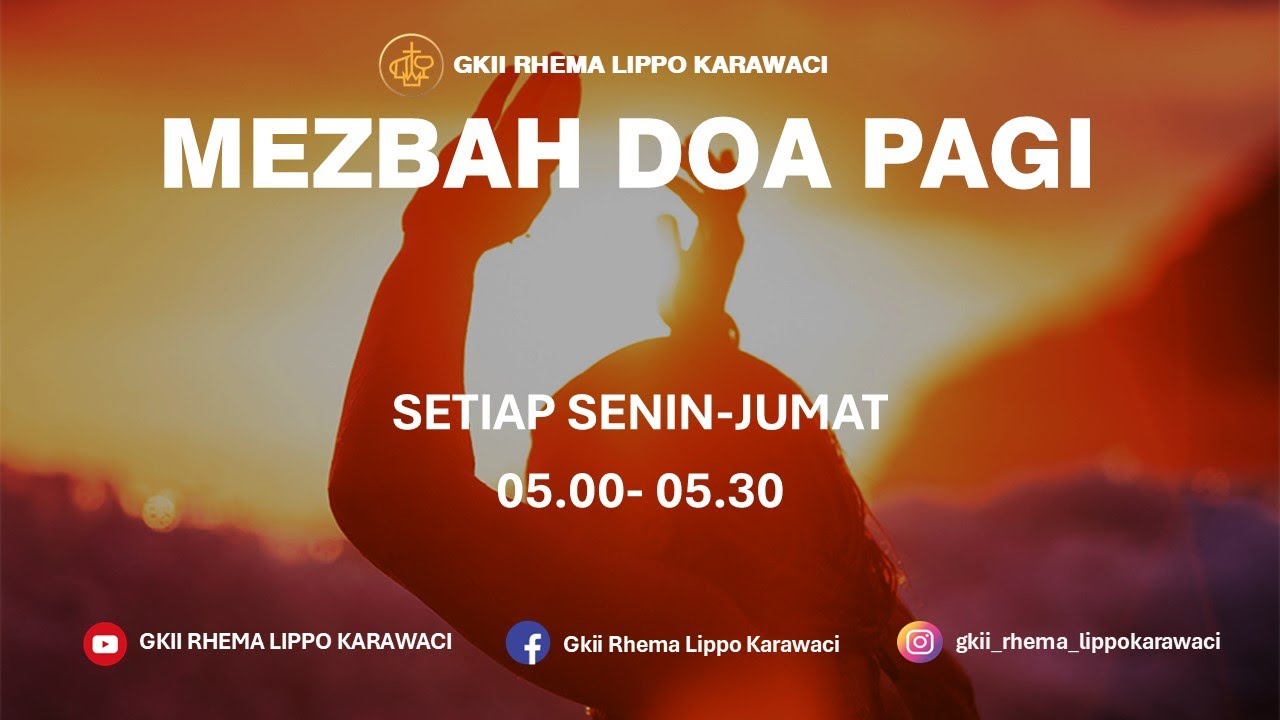 MEZBAH DOA PAGI | JUMAT, 13 MARET 2026
