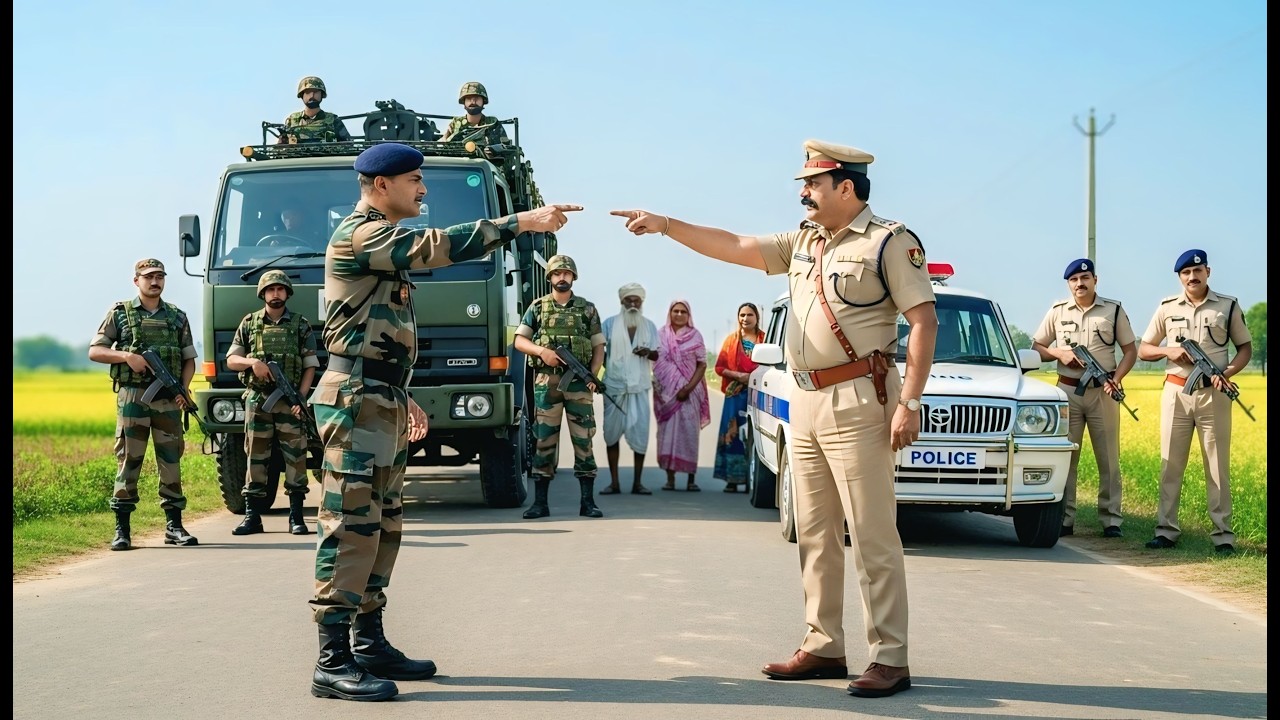 The inspector had to pay a heavy price for clashing with the army men. Corrupt Police vs Indian A...