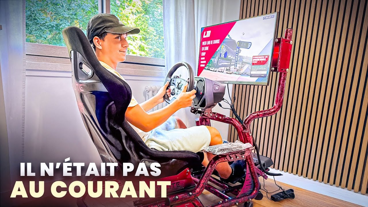 J'offre un setup simracing UNIQUE AU MONDE à un abonné