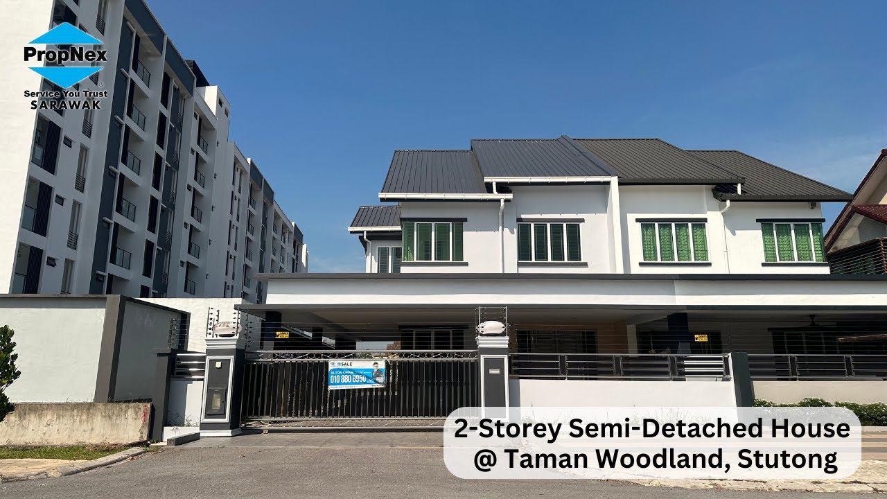 2-Storey Semi-D | Freehold | Taman Woodland, Stutong, Kuching | For Sale | Alton Chiam +60108808950