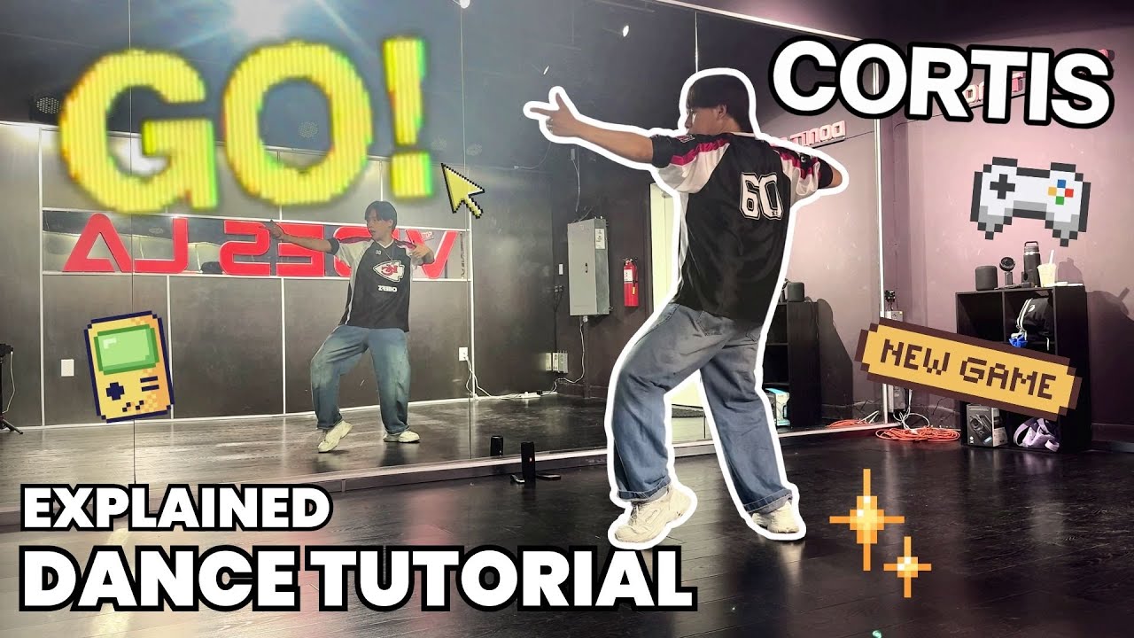 CORTIS - 'GO!' Dance Tutorial Mirrored | EXPLAINED (CHORUS) #kpoptutorial
