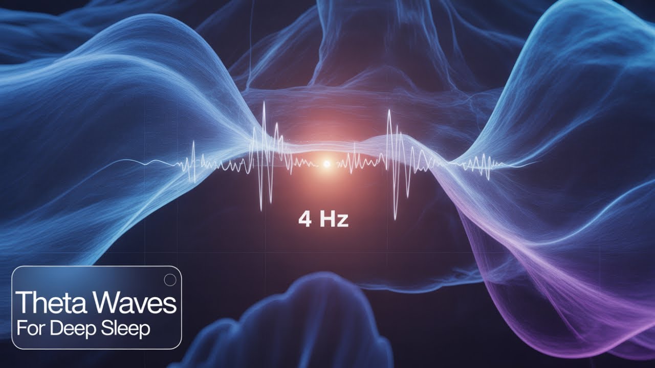 4 Hz Theta Binaural Beat for Deep Sleep and Subconscious Reprogramming | Hemi Sync sleep frequency