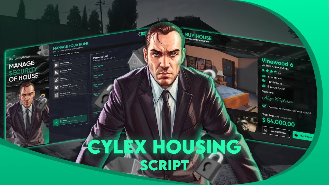 [QB/ESX] Cylex Detailed HOUSING System (Subtitle)