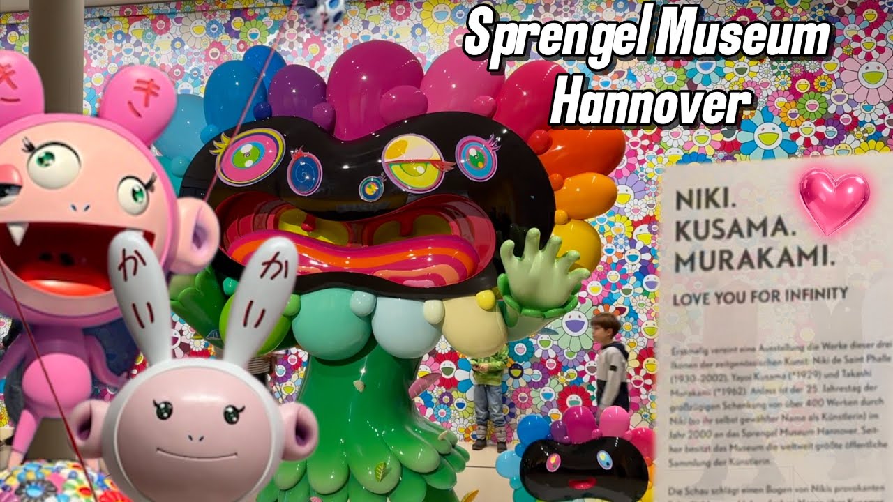 NIKI. KUSAMA. MURAKAMI. Love you for infinity❤️Sprengel Museum Hannover