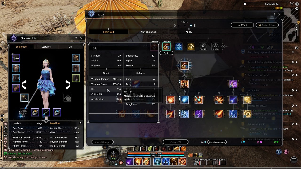 Mage PvE Guide v1.3 Bless Online