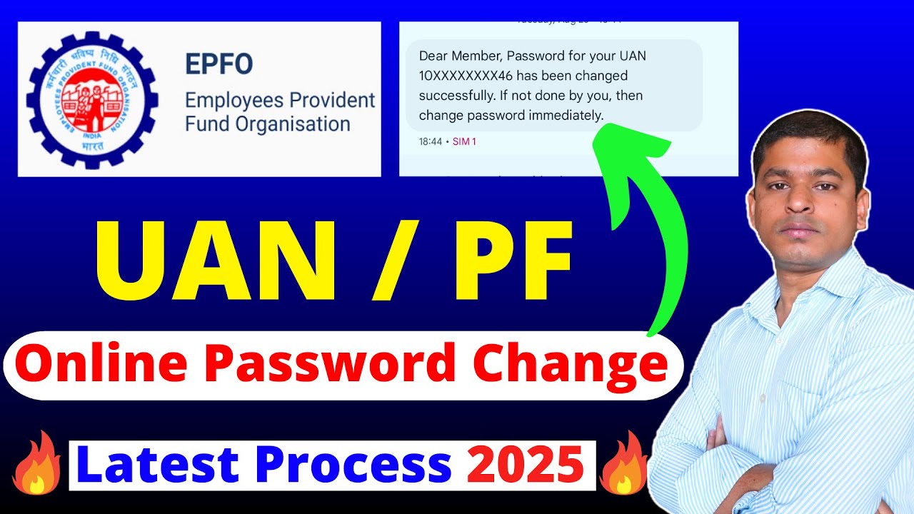 How to change UAN Password in 2025 | PF Password Change Guide (Latest)