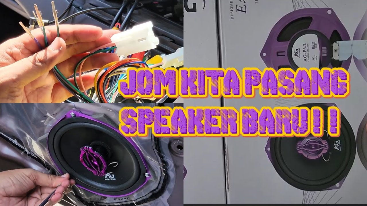 Cara Pasang Speaker Kereta Perodua / Proton | DIY Plug N Play dan Wiring Speaker Baru