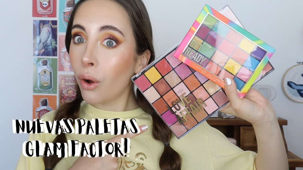💛&iexcl;&iexcl;NUEVAS PALETAS GLAM FACTOR!! 💛&iquest;&iquest;CALIDAD: MEJOR, PEOR O IGUAL??💛 4 LOOKS 2 PALETAS💛 -Ro Contardo