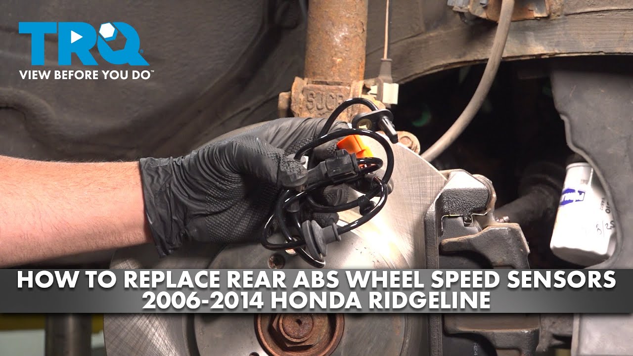 How to Replace Rear ABS Wheel Speed Sensors 2006-2014 Honda Ridgeline