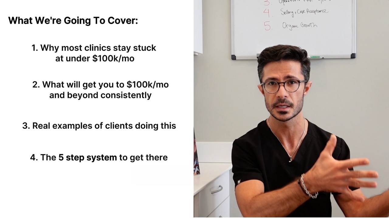 How I’d get a dental clinic to $100k a month (step by step)